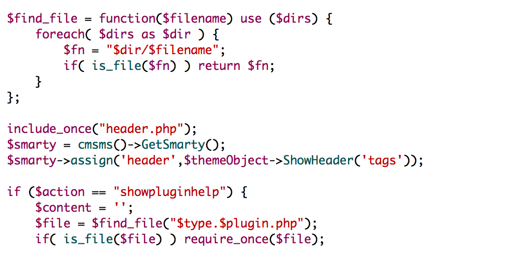 CMSMadeSimple Version Check